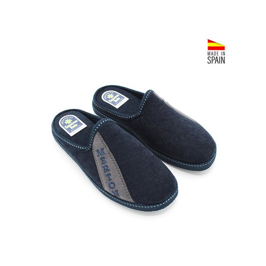 Chaussons merton house bleu marine