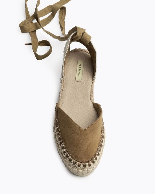 Espadrille compensée basse Corina Camel Modèle M5420