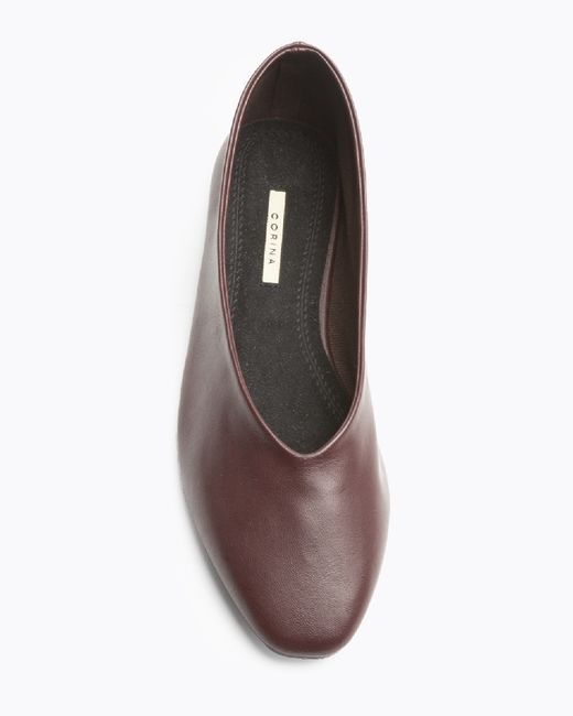 Ballerine plate Corina Bordeaux Modèle M5595