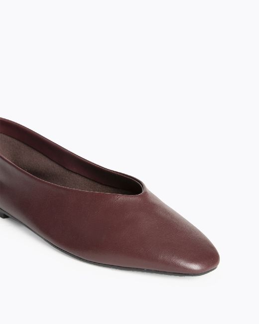 Ballerine plate Corina Bordeaux Modèle M5595