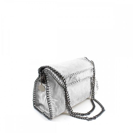 Sac à chaîne argenté