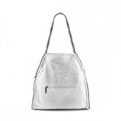 Sac à chaîne argenté
