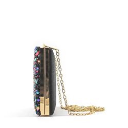 Bolsa de festa multicolorida com glitter