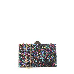 Bolsa de festa multicolorida com glitter