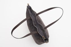 Sac en cuir noir pour femme modèle 20221C