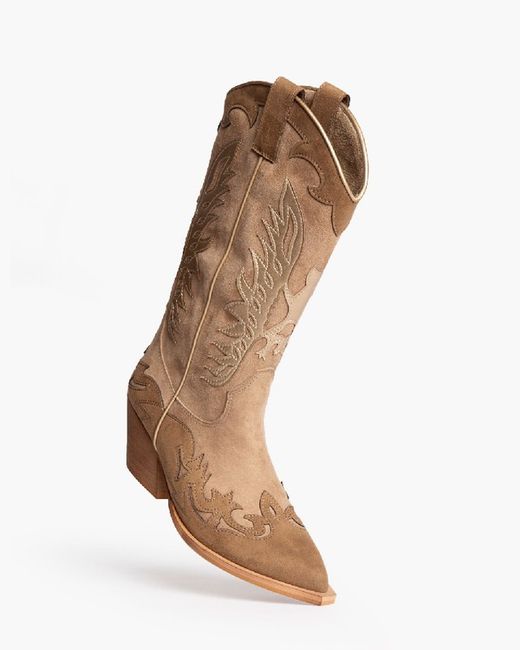 Bottine Cowboy Camel Corina M4800