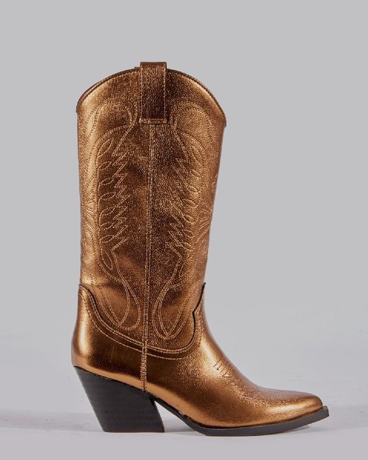 Bota Cowboy Corina color Bronce modelo M3784