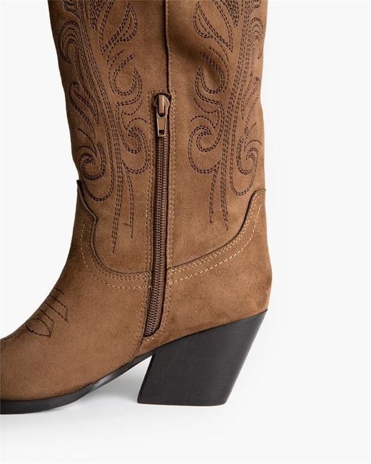 Bota estilo cowboy, Corina, Camel