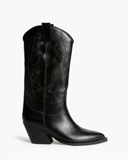 Bota estilo cowboy,Corina,Negro