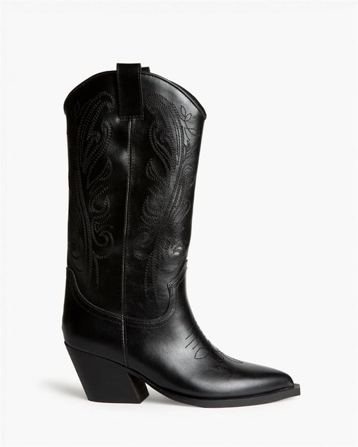 Bota estilo cowboy,Corina,Negro