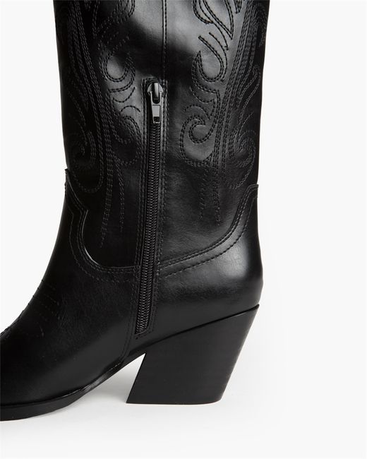 Bota estilo cowboy,Corina,Negro