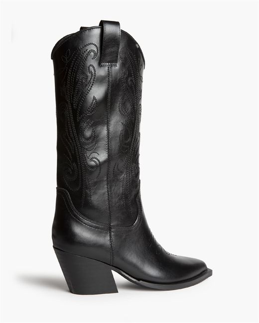 Bota estilo cowboy,Corina,Negro