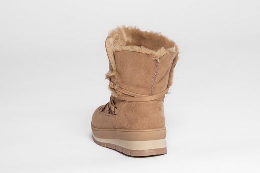 Bota Forrada de Mujer color Beige