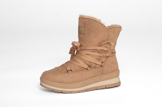 Bota Forrada de Mujer color Beige
