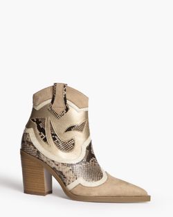 Bottine Cowboy Noire Corina M4745