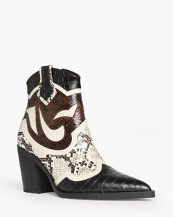 Bottine Cowboy Noire Corina M4745