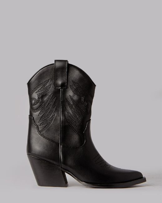 Botines Cowboy Negro Corina Modelo M3781