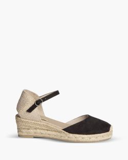 Corina Black Valencian Type Low Wedge Modèle M4310