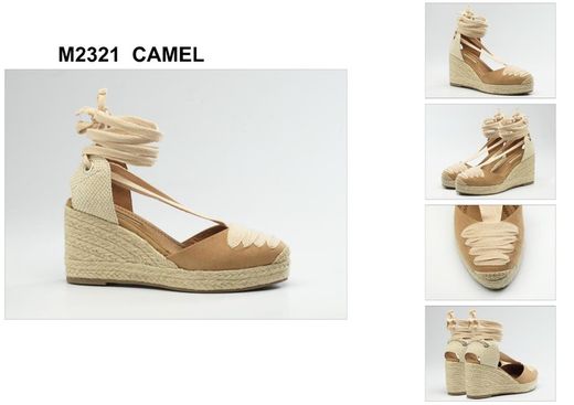 Corina Esparto Wedge M2321 Camel