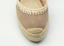 Compensée en sparte India Taupe par Corina Modèle M2302