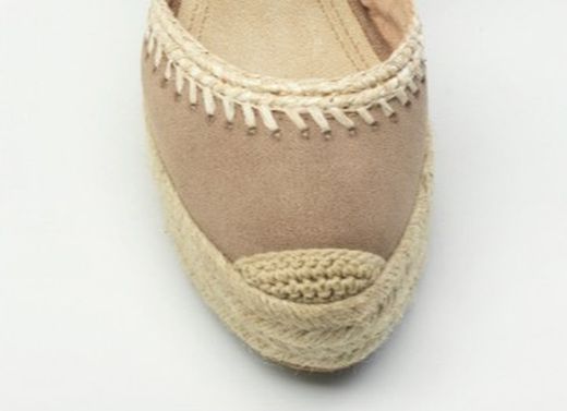 Compensée en sparte India Taupe par Corina Modèle M2302