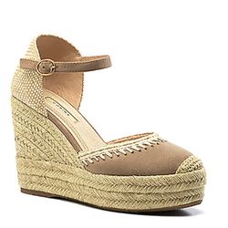 Compensée en sparte India Taupe par Corina Modèle M2302