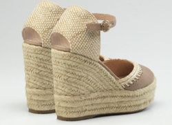 Compensée en sparte India Taupe par Corina Modèle M2302