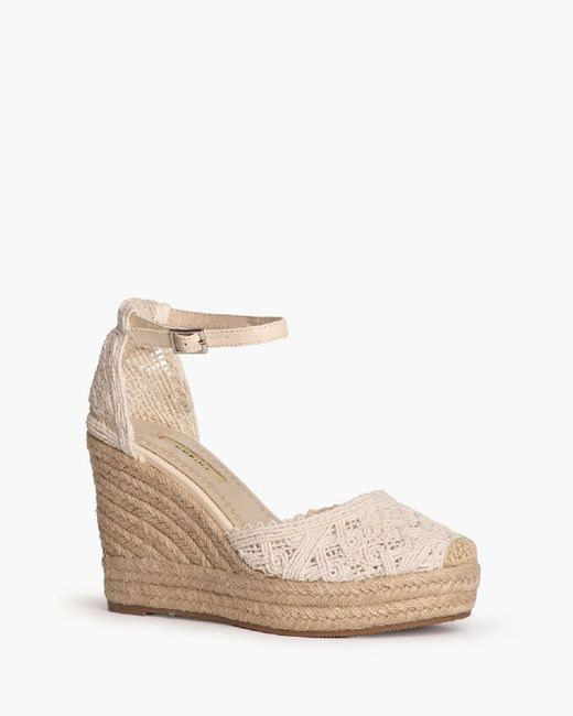 Corina Beige Valencian Wedge Modèle M4295