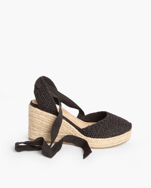 Cuña Valenciana Color Negro de Corina Modelo M4303