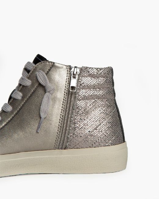 Zapatilla Abotinada tachas color Plomo de Corina modelo M4502