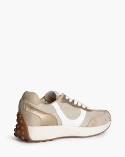 Deportivas Estilo Running Color Oro Corina Modelo M6070