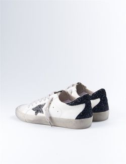 Deportivas con estrella M2020 Glitter Plata y Glitter Azul marca Corina