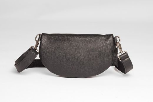 Riñonera de piel en color Negro modelo 20222N