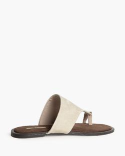 Sandalias Planas Dedo Taupe Corina Modelo M5480