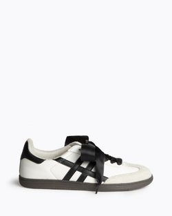 Baskets Couleur Blanc-Noir Corina Modèle M5520