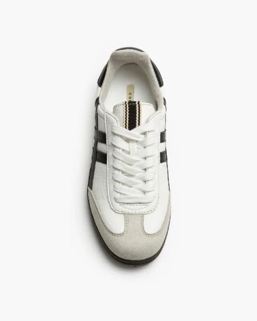 Baskets Couleur Blanc-Noir Corina Modèle M5520