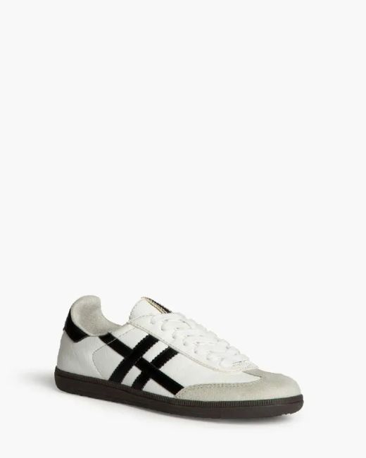Baskets Couleur Blanc-Noir Corina Modèle M5520
