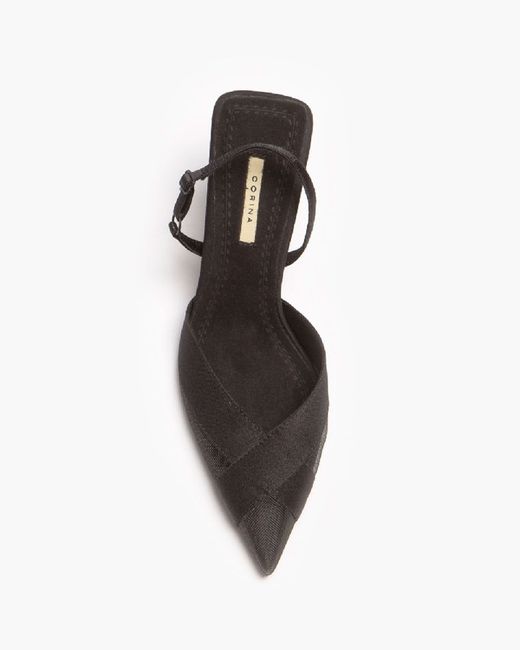 Slingback à talon haut Couleur Noir Marque Corina Modèle M4210