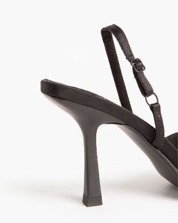 Slingback à talon haut Couleur Noir Marque Corina Modèle M4210