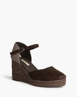 Valenciana de cuña marrón mujer Corina Modelo M6345