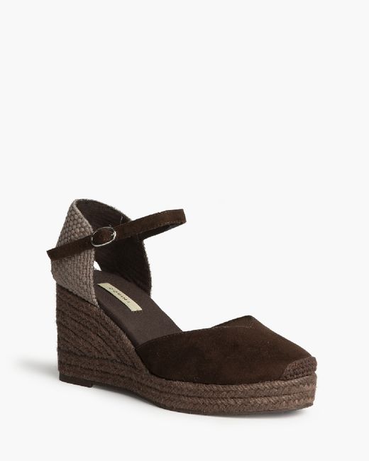 Valenciana de cuña marrón mujer Corina Modelo M6345