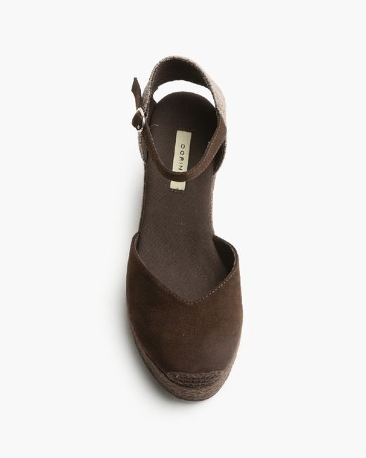 Valenciana de cuña marrón mujer Corina Modelo M6345