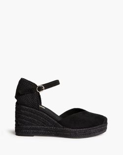 Valenciana de cuña negro mujer Corina Modelo M6345