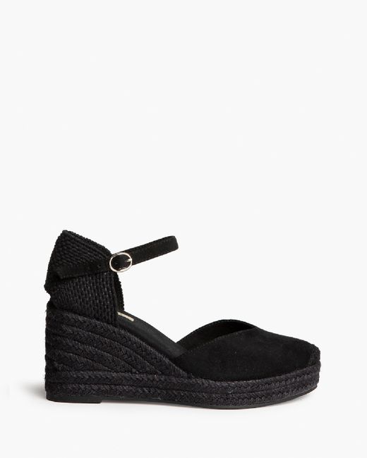 Valenciana de cuña negro mujer Corina Modelo M6345