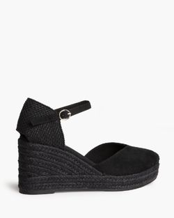 Valenciana de cuña negro mujer Corina Modelo M6345