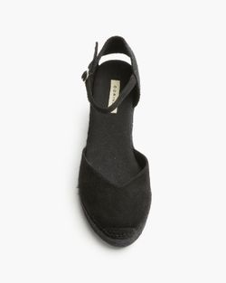 Valenciana de cuña negro mujer Corina Modelo M6345