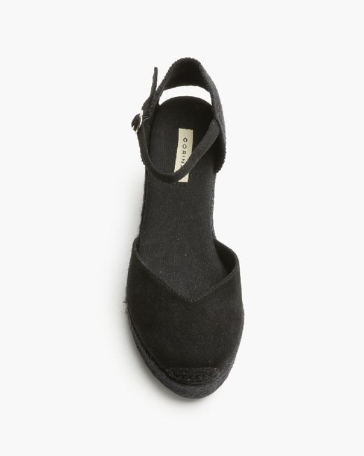 Valenciana de cuña negro mujer Corina Modelo M6345