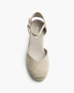 Valenciana de cuña taupe mujer Corina Modelo M6345