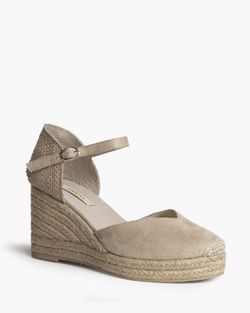 Valenciana de cuña taupe mujer Corina Modelo M6345