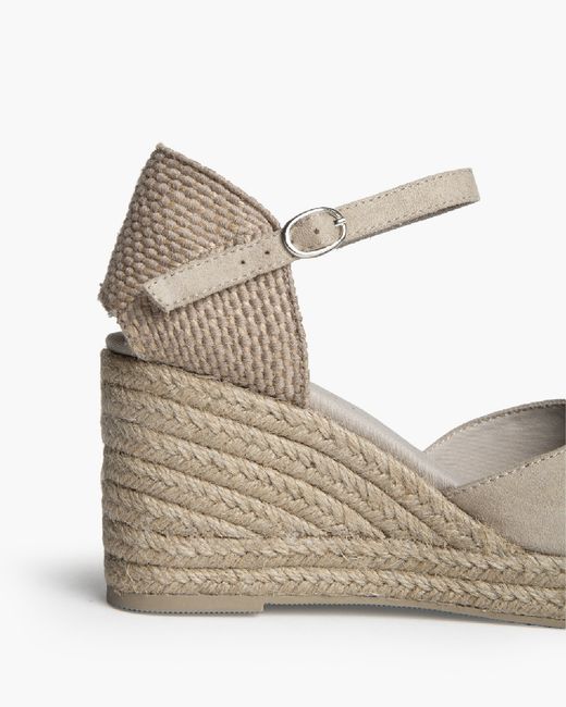 Valenciana de cuña taupe mujer Corina Modelo M6345